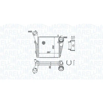 Kuva MAGNETI MARELLI 351319204400 Välijäähdytin