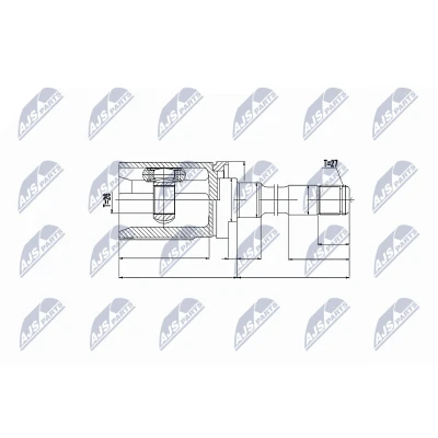 Kuva NTY NPW BM 010 Vetonivel Etuakseli, oikea BMW: X6