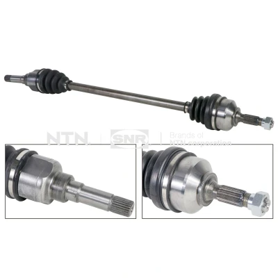 Kuva SNR DK66.028 Vetoakseli Etuakseli, oikea 852 PEUGEOT: 206 Hatchback, 206+ CITROËN: C2 C3 I Hatchback