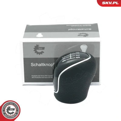 Kuva ESEN SKV 63SKV052 Vaihdekepin nuppi 6 vaihteinen Nahka