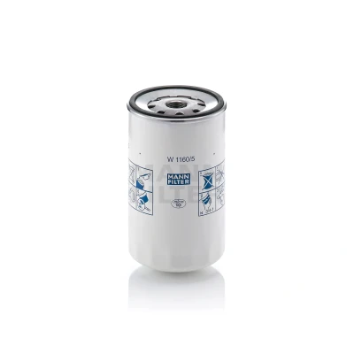 Kuva MANN FILTER W 1160/5 Öljynsuodatin M24x1.5 yhdellä peruutuksenestoventtiilillä Ruuvattava suodatin