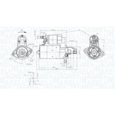Kuva Startteri MAGNETI MARELLI 063721535010