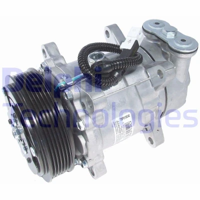 Kuva DELPHI TSP0159242 Ilmastoinnin Kompressori Sanden SD6V12 PAG 46 kompressoriöljyllä PEUGEOT: 206 Hatchback
