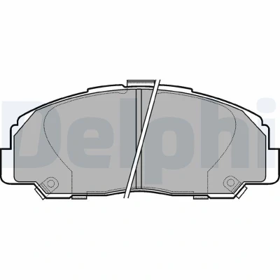 Kuva DELPHI LP944 Jarrupalat akustisella kulumavaroittimella Ilman huudonvaimennuspeltiä tarvikkeita DAIHATSU: Feroza Hard Top