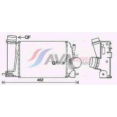 Kuva Ava Quality Cooling DN4451 Välijäähdytin