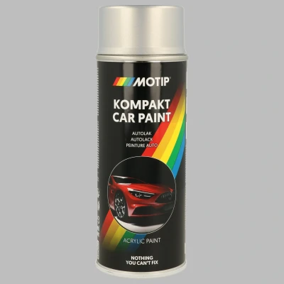 Kuva MOTIP 55434 Ajoneuvo yhdistelmämaali 400ml aerosoli hopea Kompakt silver metallic 12 ml