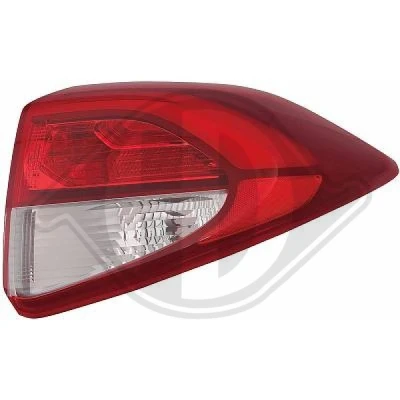 Kuva DIEDERICHS 6862094 Takavalot Oikea Uloin osa LED, PY21W Lampun kannalla