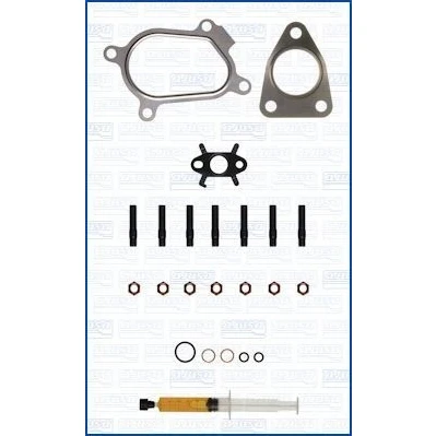 Kuva AJUSA JTC11240 Asennussarja Turboahdin with studs, syringe oil Tiivisteillä asennusohjeella