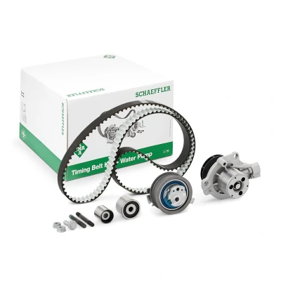Kuva INA 530 0699 31 Vesipumppu + Jakohihnasarja Vesipumpulla ei useampiasentoista vesipumppua VOLKSWAGEN: Crafter Van, Transporter 6 Bus, Multivan