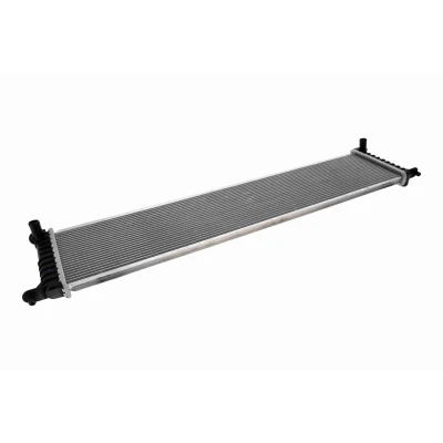 Kuva VEMO V58 60 0002 Jäähdytin Alumiini 815mm 178mm 16mm Ilman pidikettä Automaattivaihteisto Jäähdytysrivat juotetut TESLA: Model S (5YJS) 70D AWD, 70