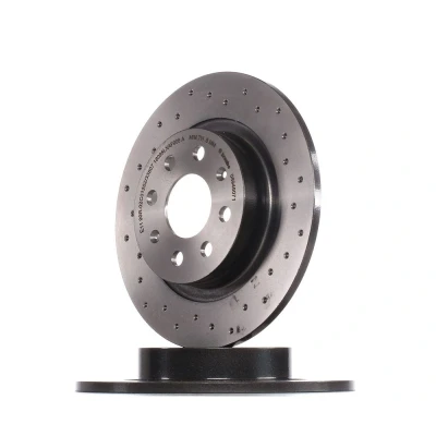 Kuva BREMBO COATED DISC LINE 08.9460.71 Jarrulevyt 264 10 4 reijitetty, täysi pinnoitettu Ruuveilla
