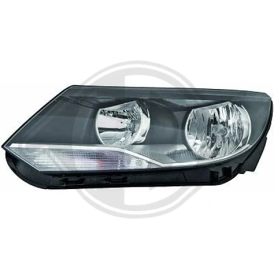 Kuva DIEDERICHS 2255282 Ajovaloumpio Oikea PY21W, H15, H7 Halogeeni Oikeanpuoleiselle liikenteelle VOLKSWAGEN: Tiguan I