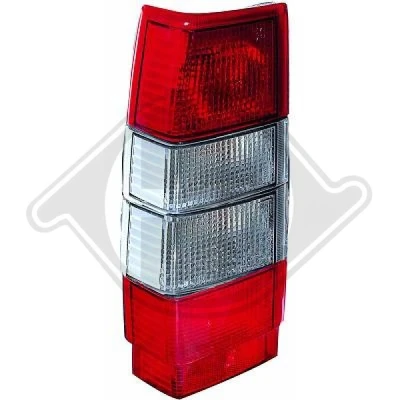 Kuva DIEDERICHS 7630694 Takavalot Oikea P21W, P21/5W valkoinen/punainen VOLVO: 960 I Farmari, 940 740 Farmari