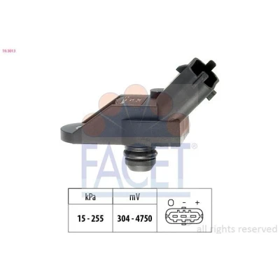 Kuva FACET 10.3013 Paineilma Anturi, Korkeus Made in Italy OE Equivalent VOLVO: S80 I, V70 I