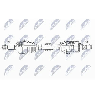 Kuva Vetoakseli NTY NPW NS 120