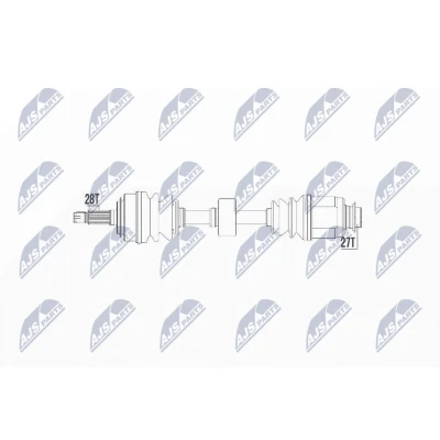 Kuva NTY NPW HD 033 Vetoakseli Etuakseli, oikea HONDA: CR V 2