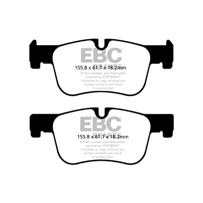 Kuva EBC Brakes DP22143 Jarrupalat Etuakseli BMW: 3 Touring, Sedan, 1 Hatchback