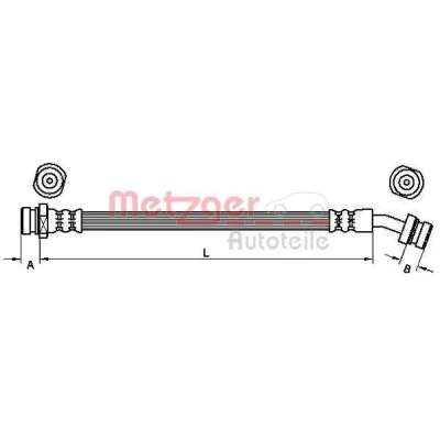 Kuva METZGER 4110833 Jarruletku 149 KIA: SORENTO 1