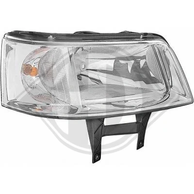 Kuva DIEDERICHS 2272080 Ajovaloumpio Oikea H4 Valokorkeussäätimen moottorilla VOLKSWAGEN: Multivan 5 (7HM, Transporter 5, Bus