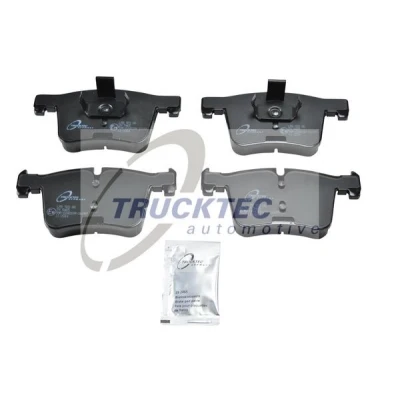 Kuva TRUCKTEC AUTOMOTIVE 08.34.154 Jarrupalat Etuakseli Kulumisenilmaisemelle, Ilman kulumisenilmaisinta BMW: 3 Touring, Sedan, 1 Hatchback