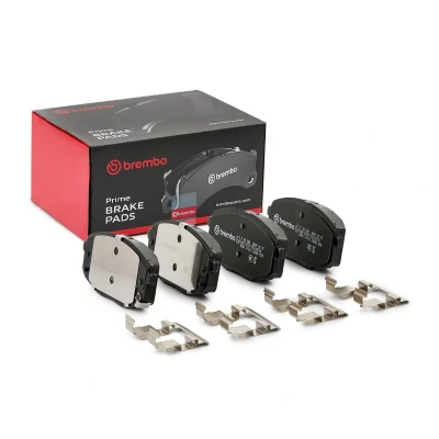 Kuva BREMBO P 30 099 Jarrupalat akustisella kulumavaroittimella Huudonvaimennuspellillä Tarvikkeilla HYUNDAI: Kona SUV, Van / SUV