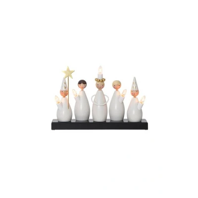 Kuva Sähkökynttelikkö Luciakör White mdf/ metal