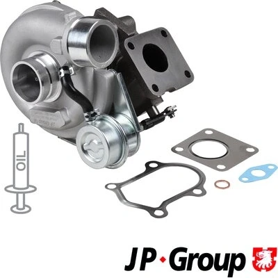 Kuva JP GROUP 3317401200 Turboahdin Pakokaasuahdin sis. tiivistesarjan FIAT: Ducato II Van