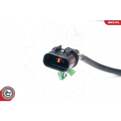 Kuva ESEN SKV 06SKV222 ABS Anturi Taka akseli 2 napaa 700mm 12V Sähköinen musta/vihreä Soikea Uros MITSUBISHI: PAJERO 3