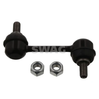 Kuva SWAG 83 93 3914 Koiranluu Taka akseli, vasen, oikea 85 M10 x 1,25 Itselukittuvalla mutterilla Teräs Hopea MAZDA: RX 8