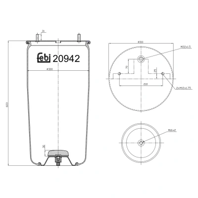 Kuva FEBI BILSTEIN 20942 Metallipalje, ilmajousitus