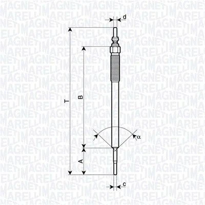 Kuva Hehkutulppa MITSUBISHI L200 / TRITON, TRITON Flak/chassi OE 1820A020