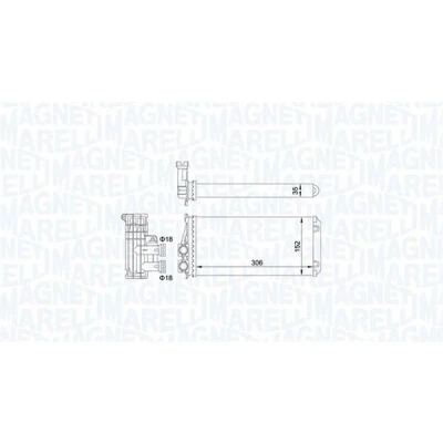 Kuva MAGNETI MARELLI 350218435000 Lämmityslaitteen Kenno PEUGEOT: 5008 I