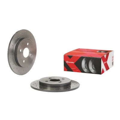 Kuva BREMBO 08.A534.1X Jarrulevyt 259 9 5 täysi, reijitetty pinnoitettu TOYOTA: Yaris II Hatchback, iQ