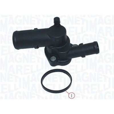 Kuva MAGNETI MARELLI 352317101100 Termostaatti 89 Tiivisteillä RENAULT: CLIO 2, TRAFIC 2 Bus, Kangoo I, NISSAN: Qashqai / Qashqai+2 I