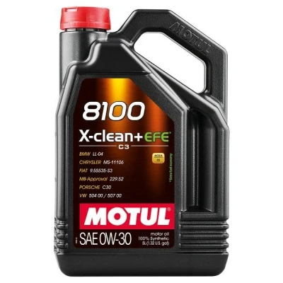 Kuva Moottoriöljy MOTUL 8100 X CLEAN+ EFE 0W 30 C3 1915831 OE BMW LL 04, PORSCHE C30, VW 504 00 507