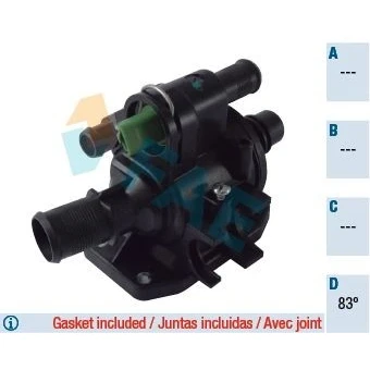 Kuva Termostaatti, jäähdytysneste CITROËN, FIAT, FORD, MAZDA, MINI, PEUGEOT, VOLVO OE 11 51 7 805 998, 1230673, 1254379