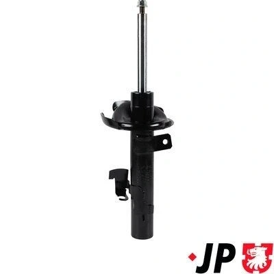 Kuva JP GROUP 1542105080 Iskunvaimentimet Etuakseli, oikea Kaasupaine Kaksiputki Joustintuki Tappi ylhäällä FORD: Focus 2 Kombi, 2, C Max