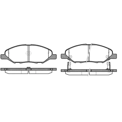 Kuva A.B.S. 35131 Jarrupalat akustisella kulumavaroittimella NISSAN: Tiida Hatchback, Note I, Sedan