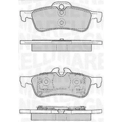 Kuva MAGNETI MARELLI 363916060331 Jarrupalat MINI: Hatchback, Cabriolet
