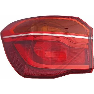 Kuva DIEDERICHS 1266091 Takavalot Vasen Uloin osa P21W Ilman lampun kantaa BMW: X1