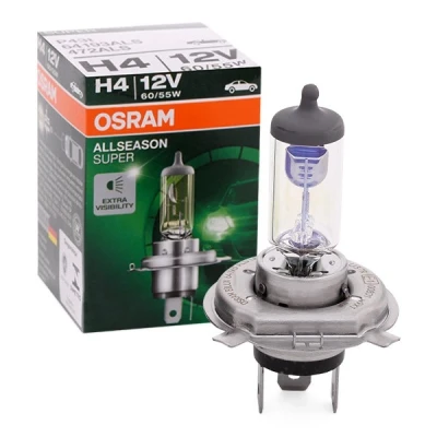 Kuva OSRAM 64193ALS Polttimo, kaukovalo H4 12V 60/55W 3000K Halogeeni VOLKSWAGEN: Caddy 3, Polo V Hatchback, GOLF 2, TOYOTA: Yaris III Hatchback