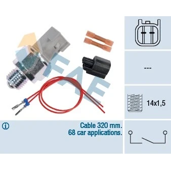 Kuva Kytkin, peruutusvalo VOLVO C70 Cabriolet I, S40 II, S60 S80 V40 Kombi, V50, V70 XC70 Cross Country XC90 I OE 30713679