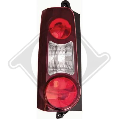 Kuva Takavalot Oikea musta CITROËN: Berlingo II DIEDERICHS 4013694