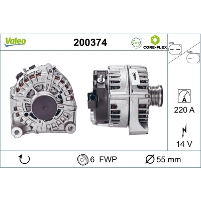 Kuva Laturi BMW 5 [F10], Gran Turismo [F07], Touring [E61, F11], X3 [F25] OE 12 31 8 507 625, 509 024, 579 420