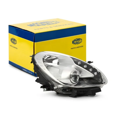 Kuva MAGNETI MARELLI 712497801129 Ajovaloumpio Oikea H7/H1 Halogeeni Oikeanpuoleiselle liikenteelle polttimoilla, Valokorkeussäätimen moottorilla