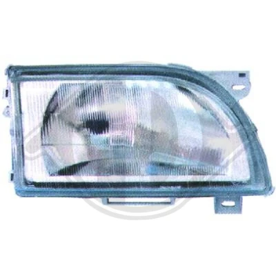 Kuva DIEDERICHS 1453080 Ajovaloumpio Oikea H4, W5W FORD: Transit Mk4 Van, Bussi, Flatbed Kuorma auto/Alusta