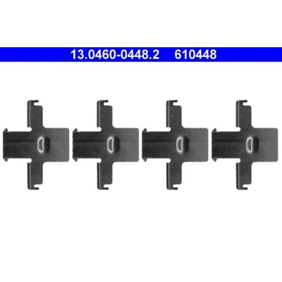 Kuva ATE 13.0460 0448.2 Tarvikesarja, Jarrupala NISSAN: Patrol 3/1 SUV