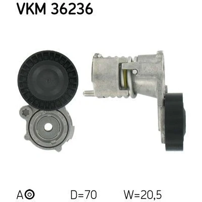 Kuva SKF VKM 36236 Kiristysrulla VOLVO: V50