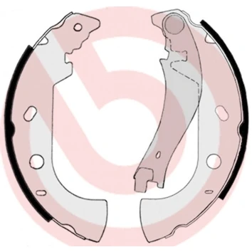 Kuva BREMBO S 23 514 Jarrukengät 229 42 Seisontajarrukahvalla