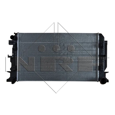 Kuva NRF 53885A Jäähdytin Alumiini 680 414 23 Jäähdytysrivat mekaan. kiinnitetyt VOLKSWAGEN: Crafter 30 50 Van, 35 Bussi